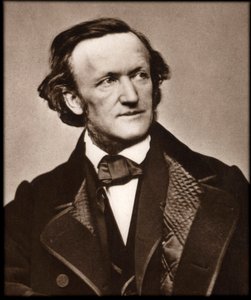 Ritratto del compositore Richard Wagner - Ritratto di Richard Wagner, compositore tedesco da Unknown photographer