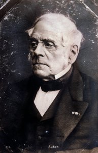 Ritratto del compositore inglese Daniel François Esprit Auber (1782-1871)