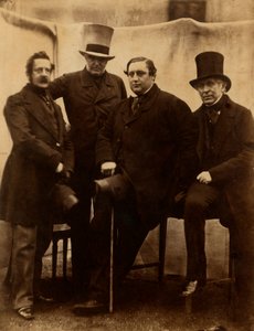Ritratto di alcuni membri della famiglia Pepoli (esiliati carbonari italiani a Londra) da Unknown photographer