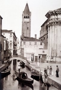Quartiere di San Giovanni e Paolo a Venezia - fotografia, fine XIX secolo