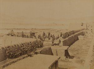 Postazione fortificata, Kabul 1879 da Unknown photographer
