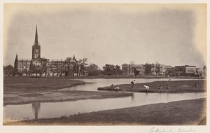 La Cattedrale e il Palazzo del Vescovo, Calcutta da Unknown photographer