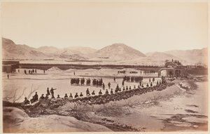 Il Laager e Abattis, Cantonment di Sherpur, dicembre 1879 da Unknown photographer