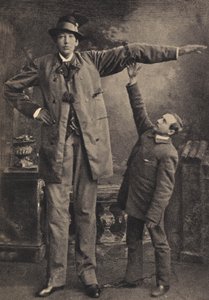 I Mostri, il Gigante. Fotografia, fine XIX secolo, Parigi da Unknown photographer