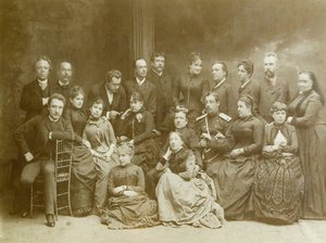 Il primo gruppo teatrale drammatico a Varsavia da Unknown photographer