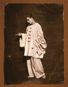 Il mimo Jean-Charles Deburau come Pierrot