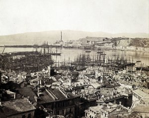 Il porto di Genova alla fine del XIX secolo da Unknown photographer