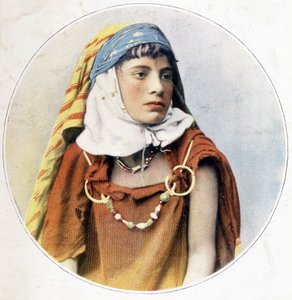Donna tunisina. 1898 da Unknown photographer
