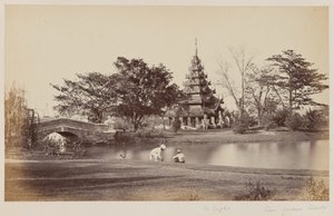 Veduta dei Giardini di Eden, Calcutta da Unknown photographer