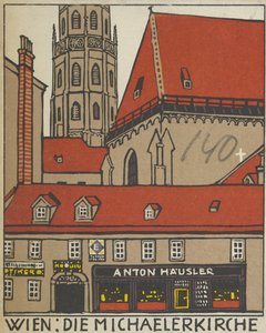 Vienna: Chiesa di San Michele (Wien: Die Michaelerkirche) (1908) da Urban Janke