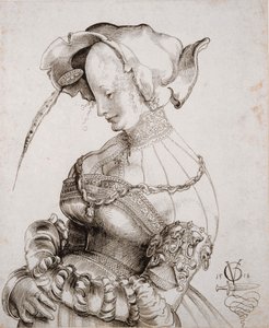 Prostituta a mezzo busto, 1518