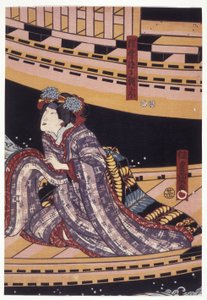 Band? Sh?ka nel ruolo di Miyuki, poi Asagao da Utagawa (1786 1865) Kunisada