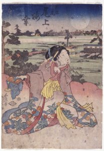 Onoe Baikō nel ruolo di Shinzō Takao da Utagawa (1786 1865) Kunisada