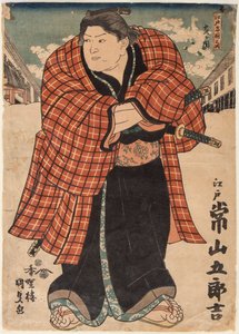 Il lottatore di sumo Tsunenoyama Gorokichi da Utagawa Kunisada