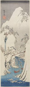 (Gola di Kiso nella Neve), c. 1840-1842