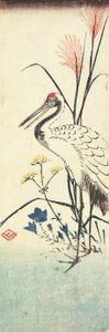 (Erba delle Pampas, Patrinia, Campanula cinese e una gru), 1830-1858