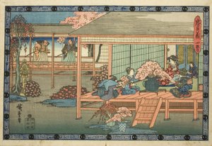 Atto 4 (Yondanme), dalla serie "La Vendetta dei Fedeli Retainers (Chushingura)" da Utagawa Hiroshige