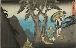 Atto 5, dalla serie "La vendetta dei leali vassalli" da Utagawa Hiroshige