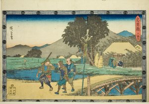 Atto 6, dalla serie "La vendetta dei fedeli vassalli" da Utagawa Hiroshige