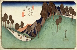 Ashida, da Sessantanove stazioni sulla strada Kisokaido, c.1838 da Utagawa Hiroshige