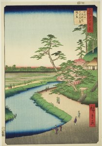 La capanna di Basho sulla collina delle camelie accanto all