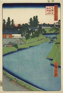 Fossato di Benkei da Soto-Sakurada a Kojimachi, dalla serie "Cento vedute famose di Edo" da Utagawa Hiroshige