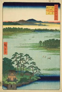 Santuario di Benten e Stagno di Inokashira, dalla serie "Cento Vedute Famosi di Edo" da Utagawa Hiroshige