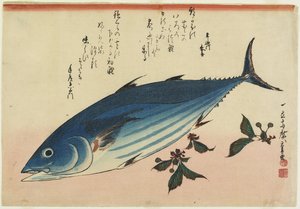 Bonito e Foglie di Ciliegio, 1832-1833