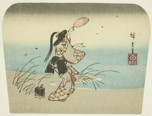 Catturare le lucciole da Utagawa Hiroshige