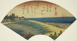 Tempo sereno a Susaki (Susaki seiran), dalla serie "Otto vedute della capitale orientale (Toto hakkei)"