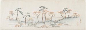 Foglie Colorate al Tempio di Kaianji, 1837-1844