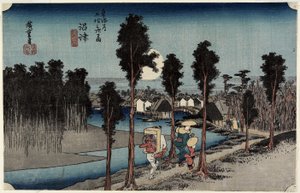 Crepuscolo a Numazu, c. 1833