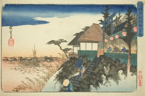Ascesa orientale al Santuario Kanda Myojin (Kanda Myojin higashizaka), dalla serie "Luoghi famosi nella capitale orientale (Toto meisho)"