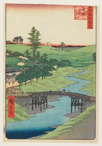 Fiume Furukawa, Hiroo, 1856 da Utagawa Hiroshige