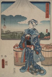 Hara, dalla serie Cinquantatré stazioni del Tokaido da Utagawa Hiroshige