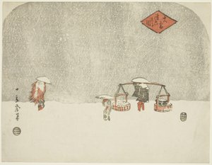 Neve Pesante (Oyuki furishikiru zu) da Utagawa Hiroshige