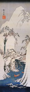 Hiroshige, Una gola innevata