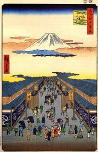 Hiroshige, Sugura street da Utagawa Hiroshige