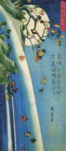 Hiroshige, La luna sopra una cascata da Utagawa Hiroshige