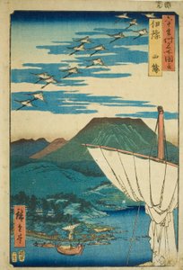 Provincia di Iyo: Saijo, dalla serie "Luoghi Famosi nelle Sessanta Province" da Utagawa Hiroshige