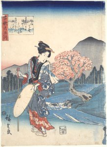 Koka: Sei fiumi Tama da Utagawa Hiroshige