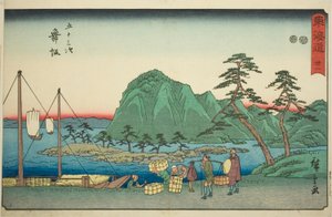 Maisaka—No. 31, dalla serie "Le Cinquantatré Stazioni del Tokaido" da Utagawa Hiroshige