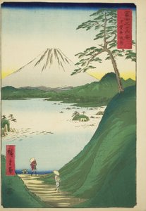 Passo di Misaka nella provincia di Kai, dalla serie "Trentasei vedute del Monte Fuji"
