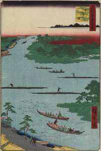 Foce del fiume Nakagawa, marzo 1857