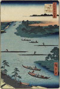 Foce del fiume Nakagawa, marzo 1857