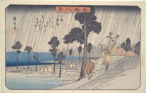 Pioggia Notturna a Koizumi: Le Otto Vedute di Kanazawa