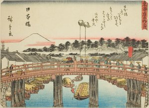 Nihonbashi, dalla serie "Le cinquantatré stazioni del Tokaido (Tokaido gojusan tsugi)"