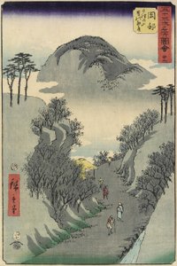 No.22 Monte Utsu, Okabe, luglio 1855