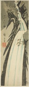 Cascata di Nunobiki nella provincia di Settsu, da una serie senza titolo di vedute delle province da Utagawa Hiroshige