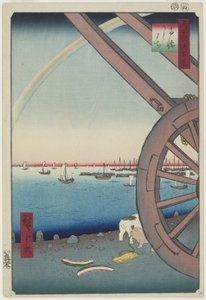 Fiera dei buoi a Takanawa, aprile 1857